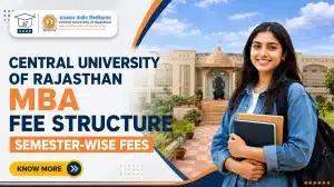 central university of rajasthan mba fees